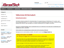 Tablet Screenshot of germatech.se